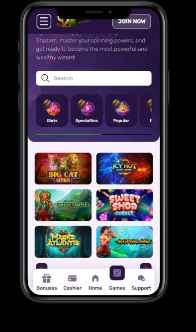 Shazam Casino Mobile